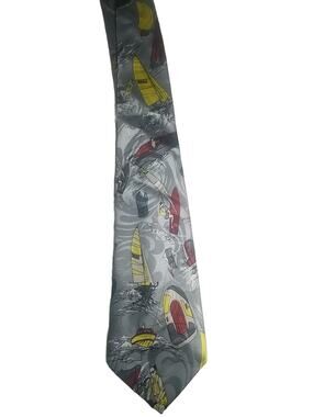 Vintage Florence Sailing Boating Neck Tie MEN'S Necktie